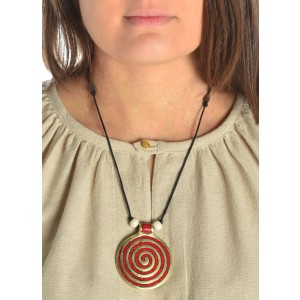 Halskette Sunna mit Spirale (6 cm)