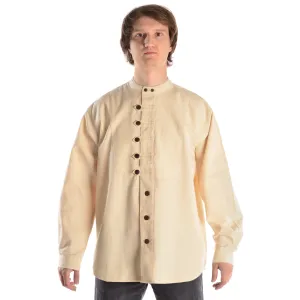 Mittelalterhemd Ache natur-beige - Frontansicht