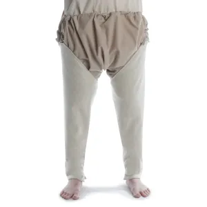 Mittelalter Beinlinge Wigalois in Beige Frontansicht