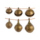 Mittelalter Glöckchen Babehilt in Golden Frontansicht
