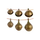 Mittelalter Glöckchen Babehilt in Golden Frontansicht