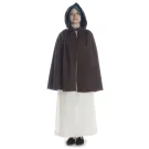 Mittelalter Umhang kurz braun mittelalterliche-kleidung.com