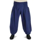 Pluderhose schwarz baumwolle