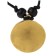 Wikinger Halskette Sinthgunt mit Kreis Anhänger 4,5 cm Frontansicht