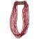 Mittelalter Halskette Olimpia Korallen-Design aus Resin in Rot Frontansicht