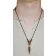Wikinger Halskette Birkhilt mit Talisman Phurpa aus Messing in Goldgelb Frontansicht 3