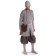 Mittelalter Strick Urian aus Baumwolle in Beige Frontansicht 7