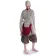 Mittelalter Strick Urian aus Baumwolle in Beige Frontansicht 8