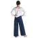 Mittelalter Hose Dulzepta in Blau Rückansicht