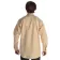 Western Western-Hemd Colorado natur-schwarz in Beige Rückansicht 2