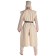 Templer Waffenrock Mimung  aus Baumwolle in Beige-Rot Detailansicht