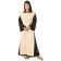 Mittelalter Skapulier Brünhild in Beige Frontansicht