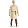 Mittelalter Tunika Dietrich in Beige Frontansicht
