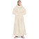Mittelalter Kutte Halzebier (Set) in Beige Frontansicht