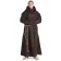 Mittelalter Kutte Halzebier (Set) in Braun Frontansicht 2