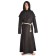 Mittelalter Mönchskutte Halzebier (Set) in Schwarz Frontansicht