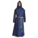Mittelalter Mönchskutte Halzebier (Set) in Blau Frontansicht