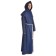 Mittelalter Mönchskutte Halzebier (Set) in Blau Seitenansicht