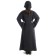Mittelalter Kleid Sigune in Schwarz Rückansicht