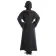 Mittelalter Kleid Sigune in Schwarz Rückansicht