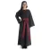 Mittelalter Kleid Sigune in Schwarz Frontansicht 2