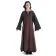 Mittelalter Kleid Sigune in Schwarz Frontansicht 4