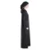 Mittelalter Kleid Sigune in Schwarz Seitenansicht