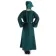 Mittelalter Kleid Sigune in Grün Rückansicht