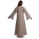 Mittelalter Kleid Sigune in Hanffarben Rückansicht