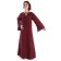 Mittelalter Kleid Sigune in Rot Frontansicht