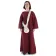 Mittelalter Kleid Sigune in Rot Frontansicht 5