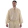 Mittelalter Schnürhemd Artus in Beige Frontansicht 2