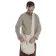 Mittelalter Tasche Irmenfried in Beige Frontansicht