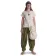 Mittelalter Tasche Irmenfried in Beige Frontansicht 6