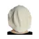 Mittelalter Haube Florie aus Baumwolle in Beige Rückansicht