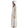 Mittelalter Kleid Liebgart in Beige-Weiß Seitenansicht