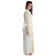 Mittelalter Kleid Liebgart in Beige-Weiß Seitenansicht 2