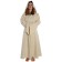 Mittelalter Kleid Liebgart in Beige Frontansicht