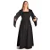 Mittelalter Kleid Liebgart in Schwarz Frontansicht 2