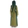 Mittelalter Kleid Liebgart in MISSING: lightgreen-green Rückansicht