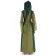 Mittelalter Kleid Liebgart in MISSING: lightgreen-green Rückansicht