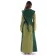 Mittelalter Kleid Liebgart in MISSING: lightgreen-green Rückansicht 2