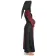 Mittelalter Kleid Liebgart in Rot-Schwarz Seitenansicht