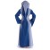 Mittelalter Kleid Liebgart in MISSING: royalblue-lightblue Rückansicht