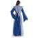 Mittelalter Kleid Liebgart in MISSING: royalblue-lightblue Rückansicht 2