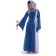 Mittelalter Kleid Liebgart in MISSING: royalblue-lightblue Frontansicht
