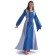 Mittelalter Kleid Liebgart in MISSING: royalblue-lightblue Frontansicht 2