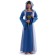Mittelalter Kleid Liebgart in MISSING: royalblue-lightblue Frontansicht 3