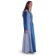 Mittelalter Kleid Liebgart in MISSING: royalblue-lightblue Seitenansicht
