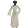 Mittelalter Kleid Amurfina in Beige Rückansicht